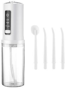 Inspired Deals Portable Water Flosser For Teeth Cleaning With 4 Nozzles & Rechargeable Design Portable Water Flosser For Teeth Cleaning With 4 Nozzles & Rechargeable Design