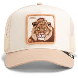 GOORIN Unisex Trucker Cap - Kappe, Front Patch, One Size King Trucker Chalk