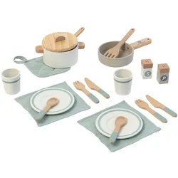MUSTERKIND Koch- & Geschirr Set Aronia, grau