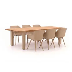 Hartman Sophie Studio/Almeria 280 cm Gartenmöbel-Set 7-teilig