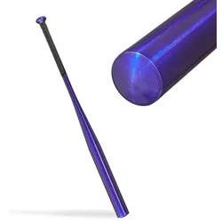 Relaxdays Blauer Baseballschläger aus Aluminium Dunkelblau,Schwarz