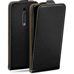 moex Flip Case Nokia 5 Klapphülle Leder Optik