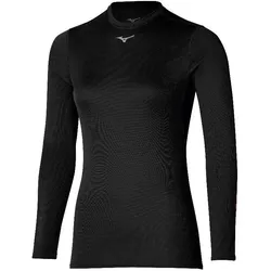 Mizuno, Unisex, Funktionsshirt, Mid Weight Crew Apparel (S), Schwarz