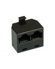 InLine ISDN-Splitter RJ-45 M bis W Schwarz (69934)