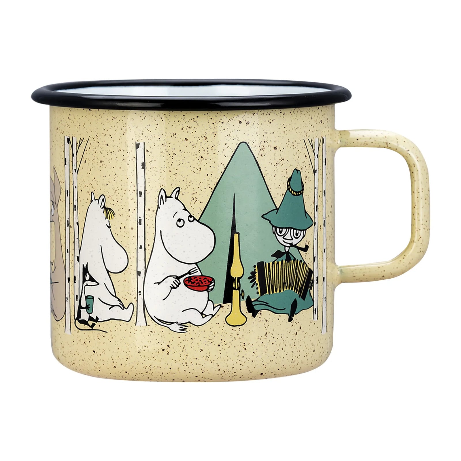 Muurla Moomin emaillen mok Campers 80 cl