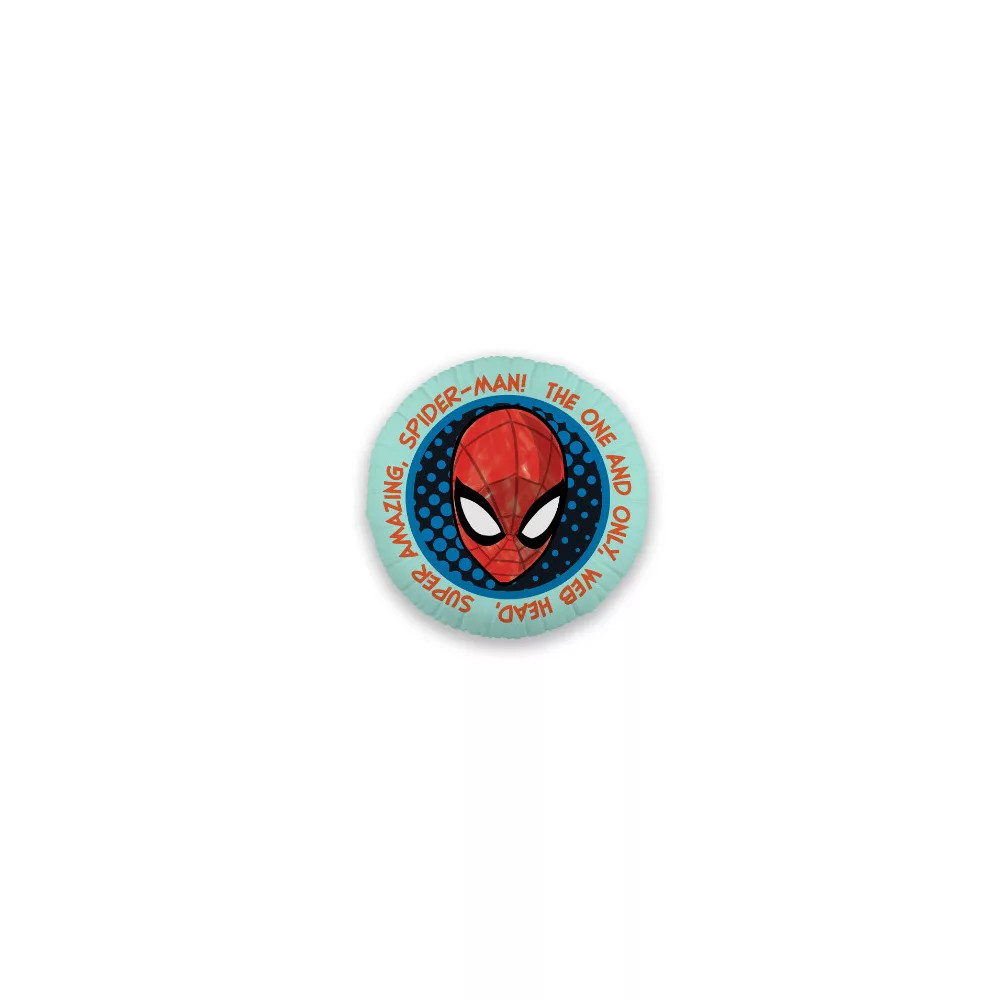 Spiderman Web Head Velvet sierkussen voor kinderen, 35 x 35 cm
