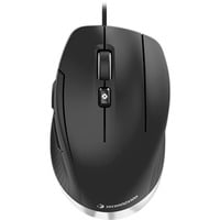 CadMouse Compact, Maus schwarz/silber