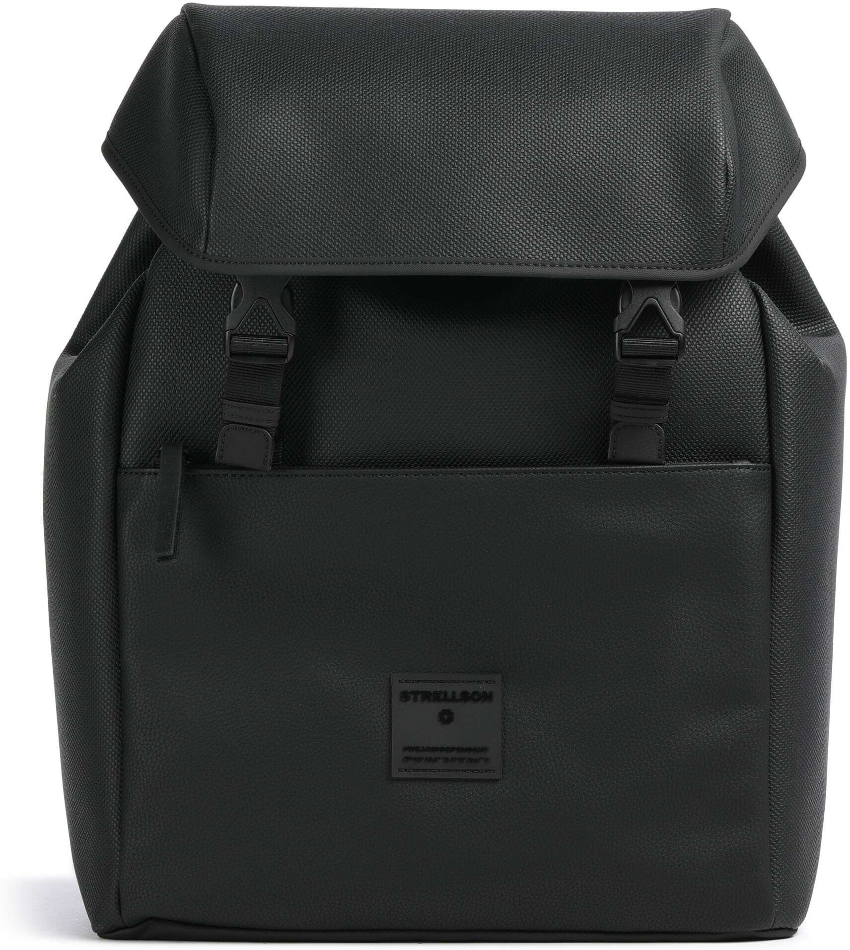 Strellson Westferry Rucksack aus Leder, schwarz