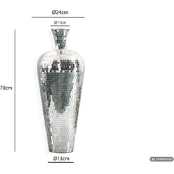Wohnling, Vase, Aluminium (1x)
