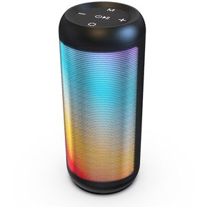 Denver Bluetooth-Lautsprecher BTL-63, schwarz, mit RGB-Beleuchtung, 3h Akkulaufzeit, 6 W