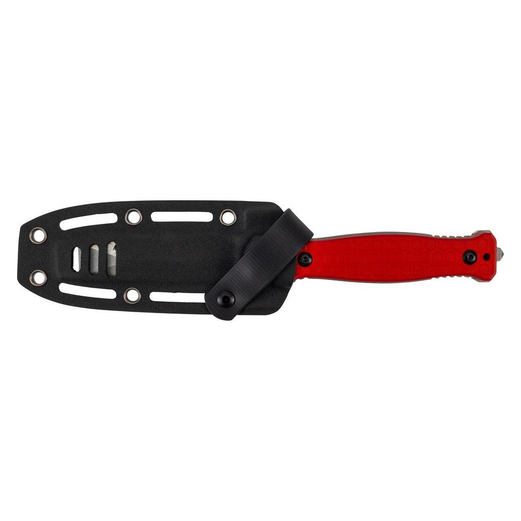Dönges Rettungsmesser Expert Fixed, Farbe Rot (10 cm) (02DG001)