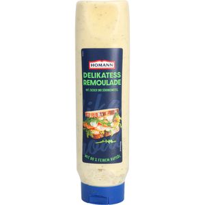 Homann Remoulade Delikatess, ohne Konservierungsstoffe, in der Dosierflasche, 875 ml