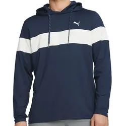 Puma Golf Herren MATTR CB Hoodie navy/weiss