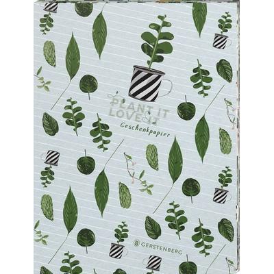 Plant it - Love it! Geschenkpapier-Heft Motiv Pflanzenkinder