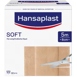 HANSAPLAST Soft Pflaster 8 cmx5 m Rolle 1 St