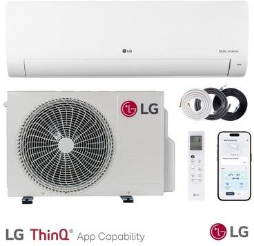 LG 208-230V 9,000 BTU Wi-Fi Ductless Mini Split for Heating and Cooling