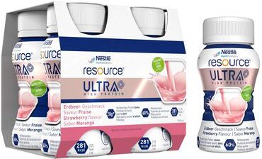 Resource Pack Bebida Proteica de Morango Ultra High 4 x 125 ml