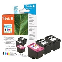 Tinte SparPack PI300-660 kompatibel zu HP 302XL, F6U68A, F6U67A