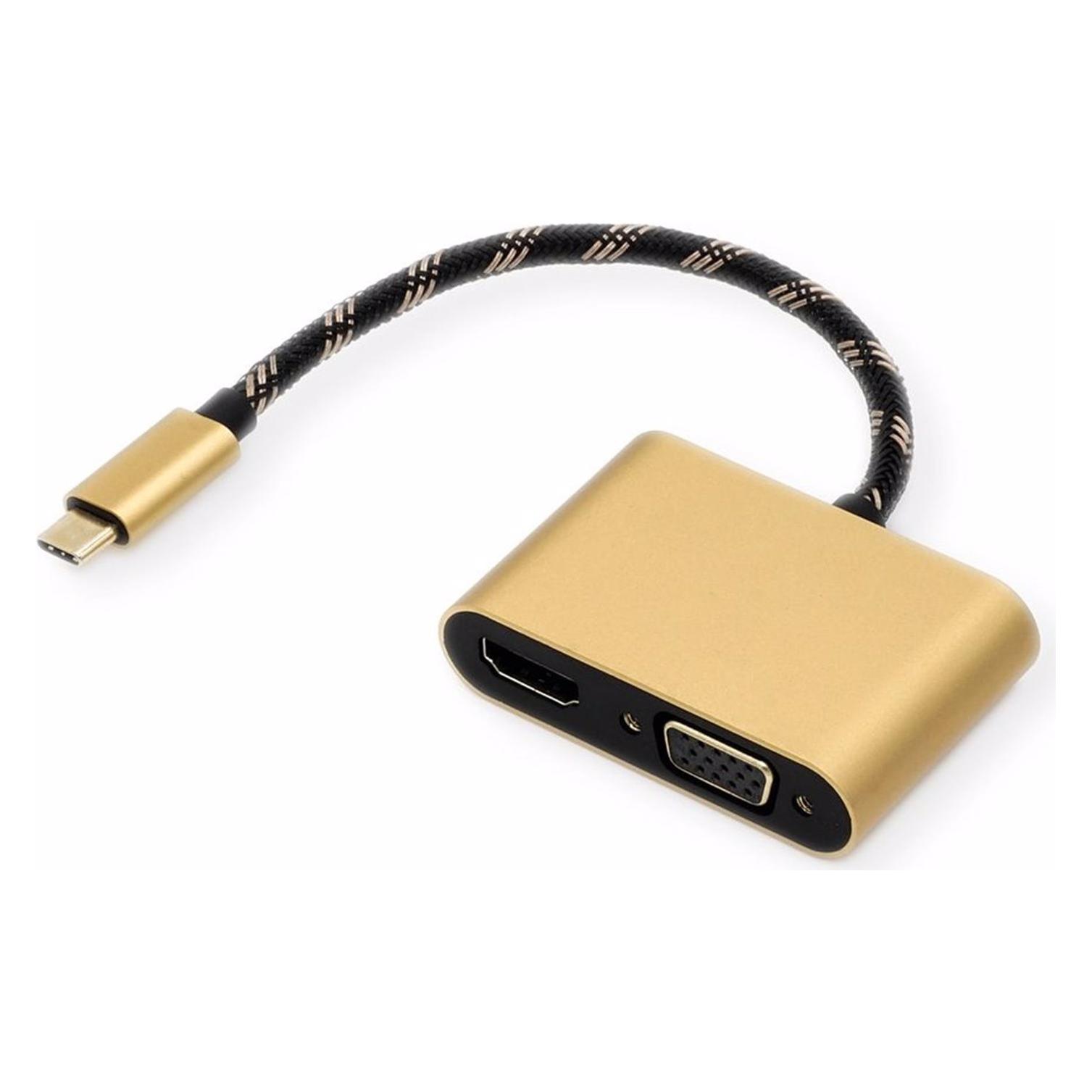 Roline GOLD Display Adapter USB Typ C (HDMI, VGA) (12.03.3165)