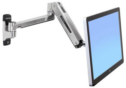Ergotron 45-383-026 / LX Steh-Sitz-Wandmontage-LC Monitor-Wandhalterung 1 Display(s) 116,8 cm (46") Silber