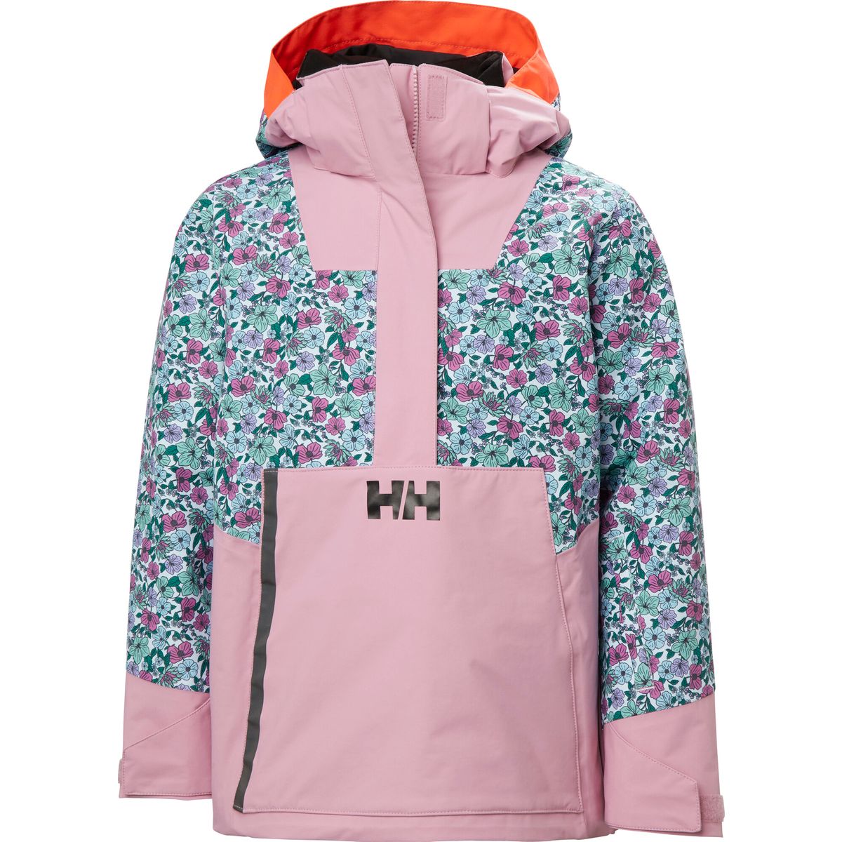 Helly Hansen JR Ride Anorak pink lavender floral aop (073) 14 41834_073-14
