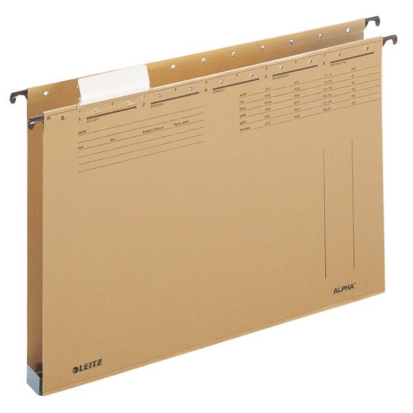 LEITZ ALPHA® 1943 Hängesammler DIN A4 2.8 cm naturbraun 19430000
