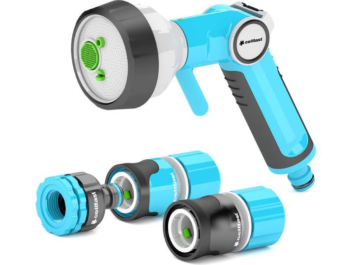 Cellfast Ergo set met 4-functie pistool sprinkler 1 / 2-5 / 8 \ Cellfast Ergo