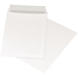 Office-Products Versandtaschen weiß, C4, ohne Fenster, haftklebend, aus Papier, 250 Stück