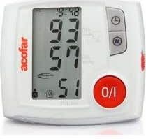 ACOFAR tensiómetro digital muñeca detector de arritmia 1ud
