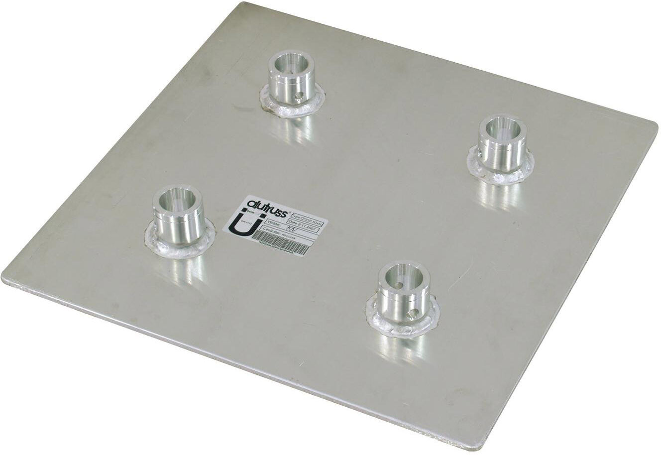 Alutruss Quadlock Endplatte Qqgp 50cm X 50cm