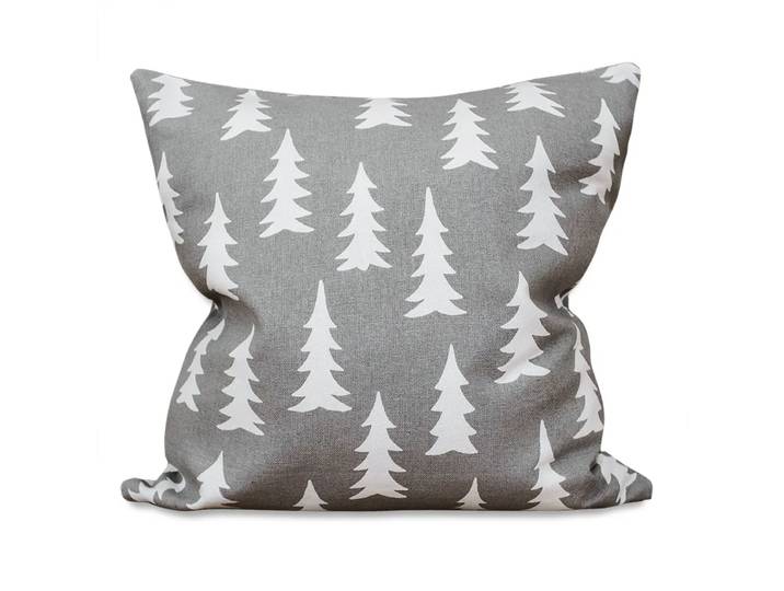 Fine Little Day Housse de coussin Gran gris-blanc