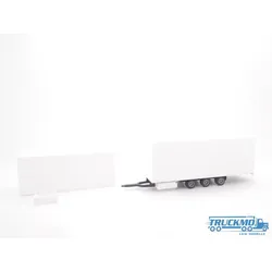 Scaletrucks Bausatz 2x Koffer Volumen Tridem Anhänger + Kühlaggregaten ST-0211