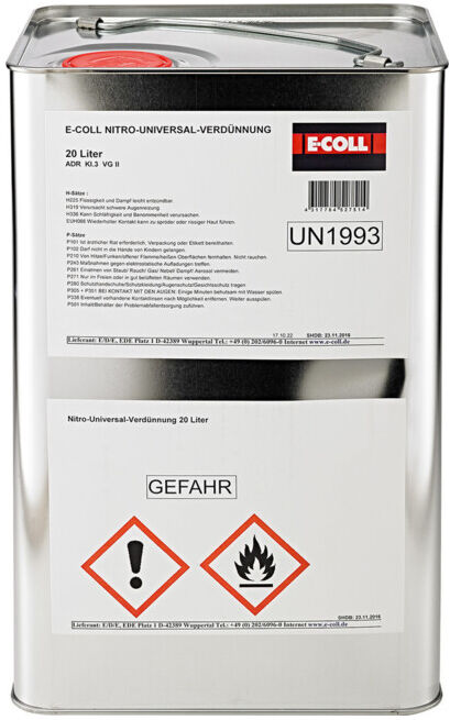 E-COLL Nitro-Univ-Diluant bidon 20L (4317784527514)