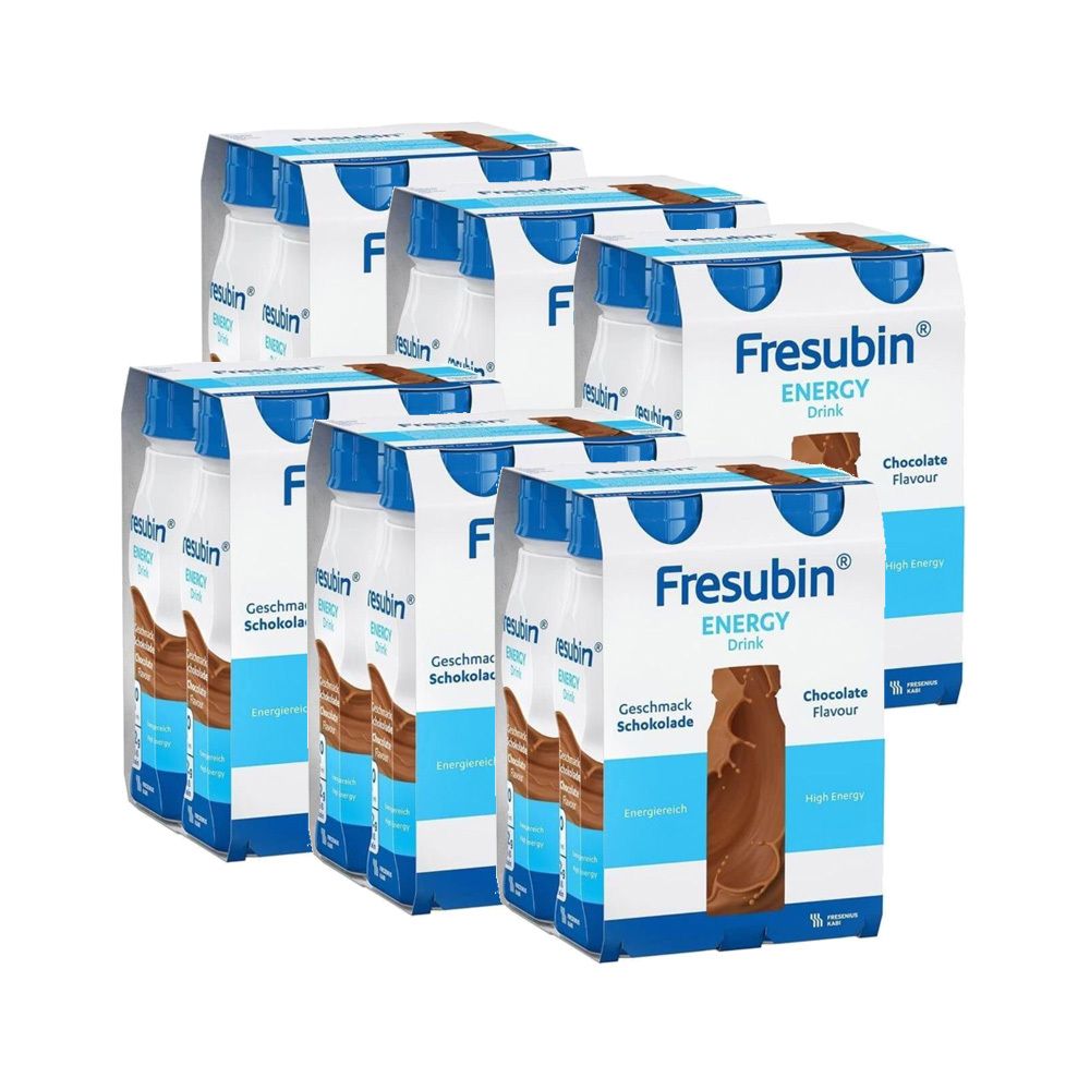 Fresubin Energy Drink Schokolade Trinkflasche 6x4x200 ml Lösung