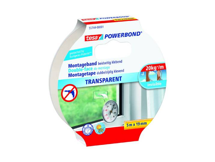 Tesa Powerbond Montageband 5m x 19mm 20 kg