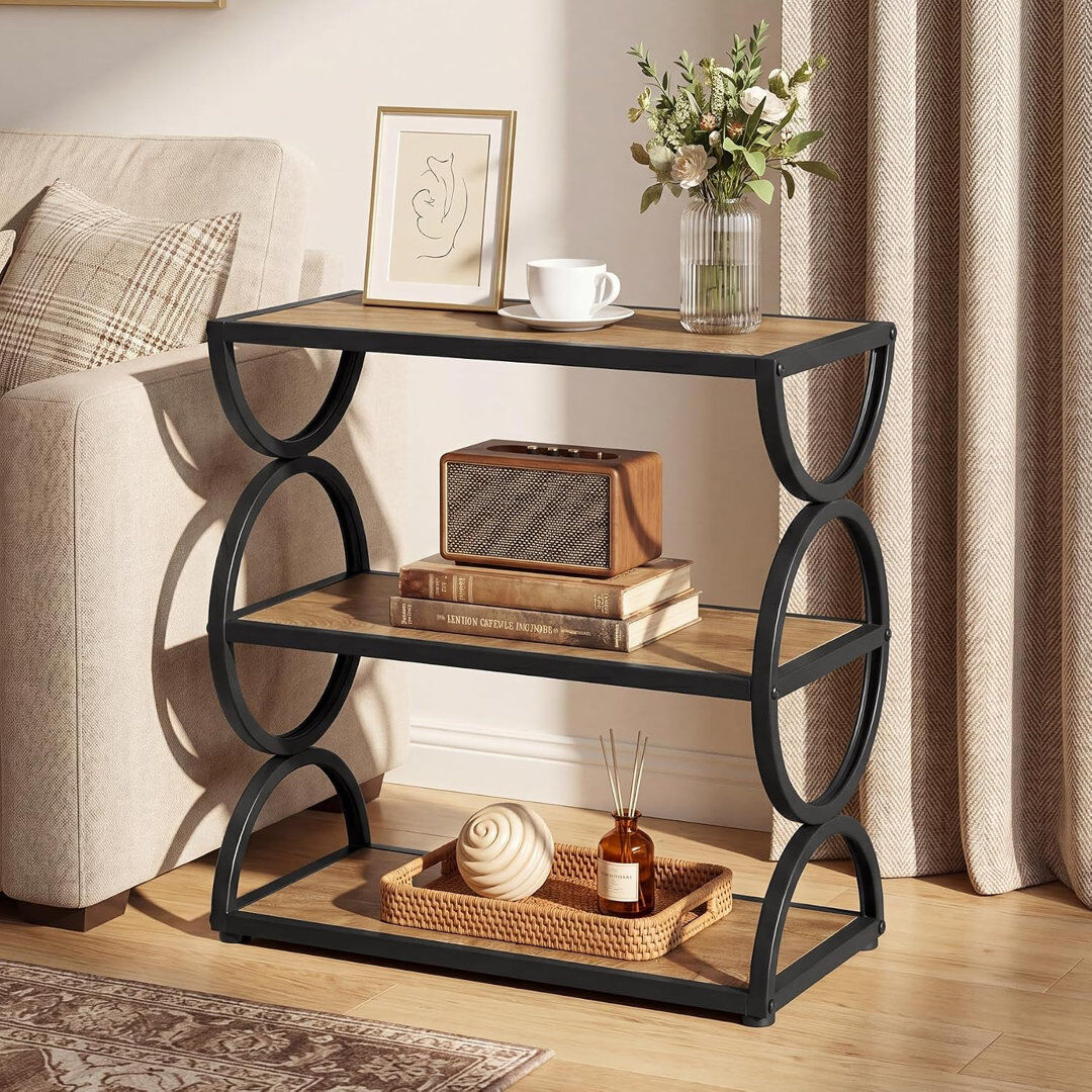 Borough Wharf Side Table Brown 60cm H X 60cm W X 30cm D