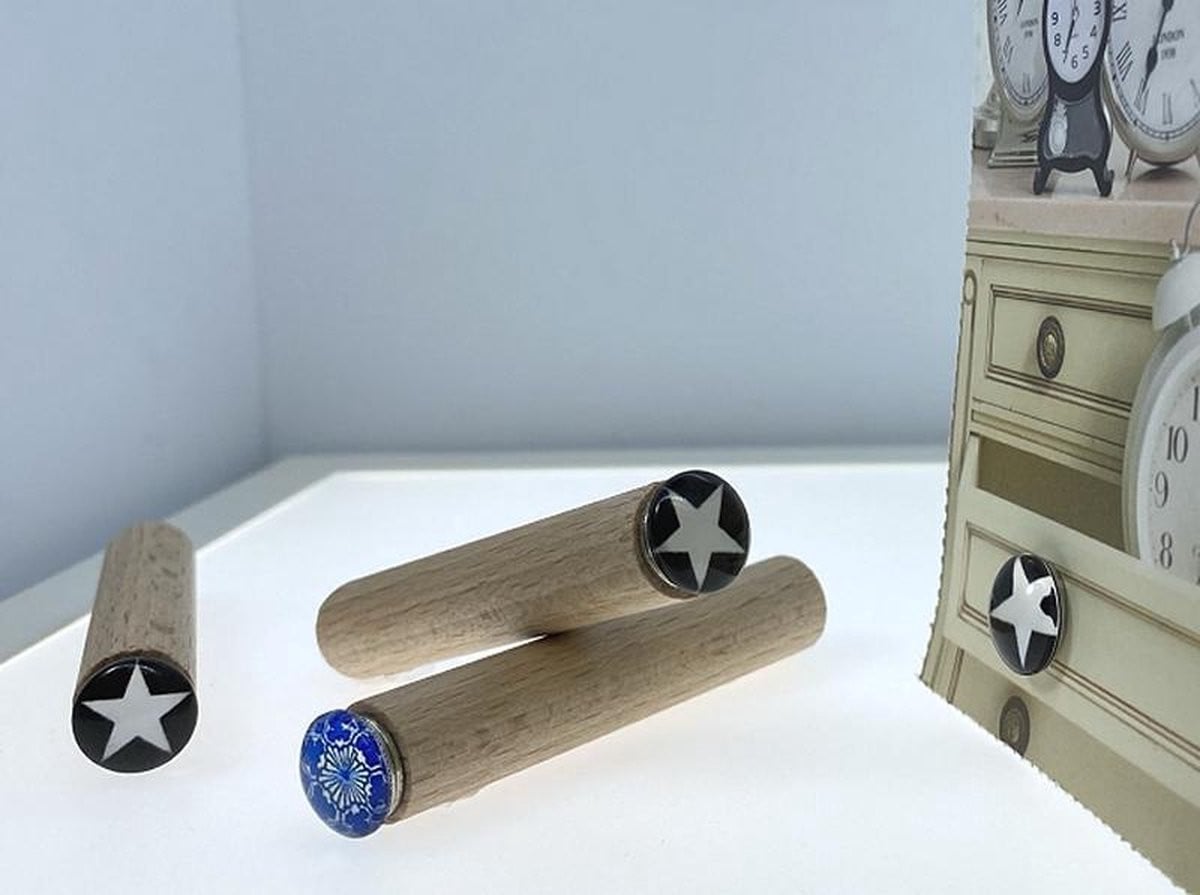High5wood Kaartpin White Star Set van 4 stuks