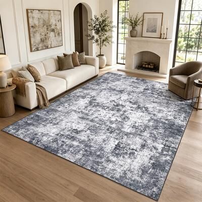 Garvee Modern Abstract Living Room Area Rug