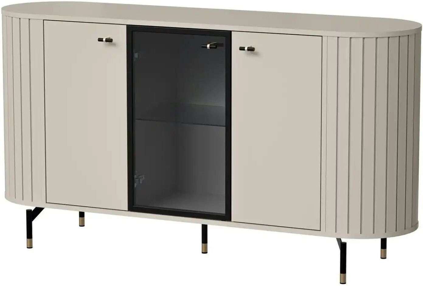 Höffner Sideboard  Zante ¦ beige ¦ Maße (cm): B: 150 H: 81