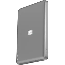 XtremeMac XWH-PBQ5-SG Powerbank 5.000 mA (5000 mAh, 18.50 Wh), Powerbank, Grau