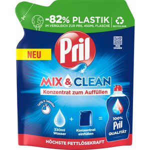 Pril Spülmittel Original Mix & Clean, Konzentrat, höchste Fettlösekraft, kaltaktiv, Nachfüller, 120ml