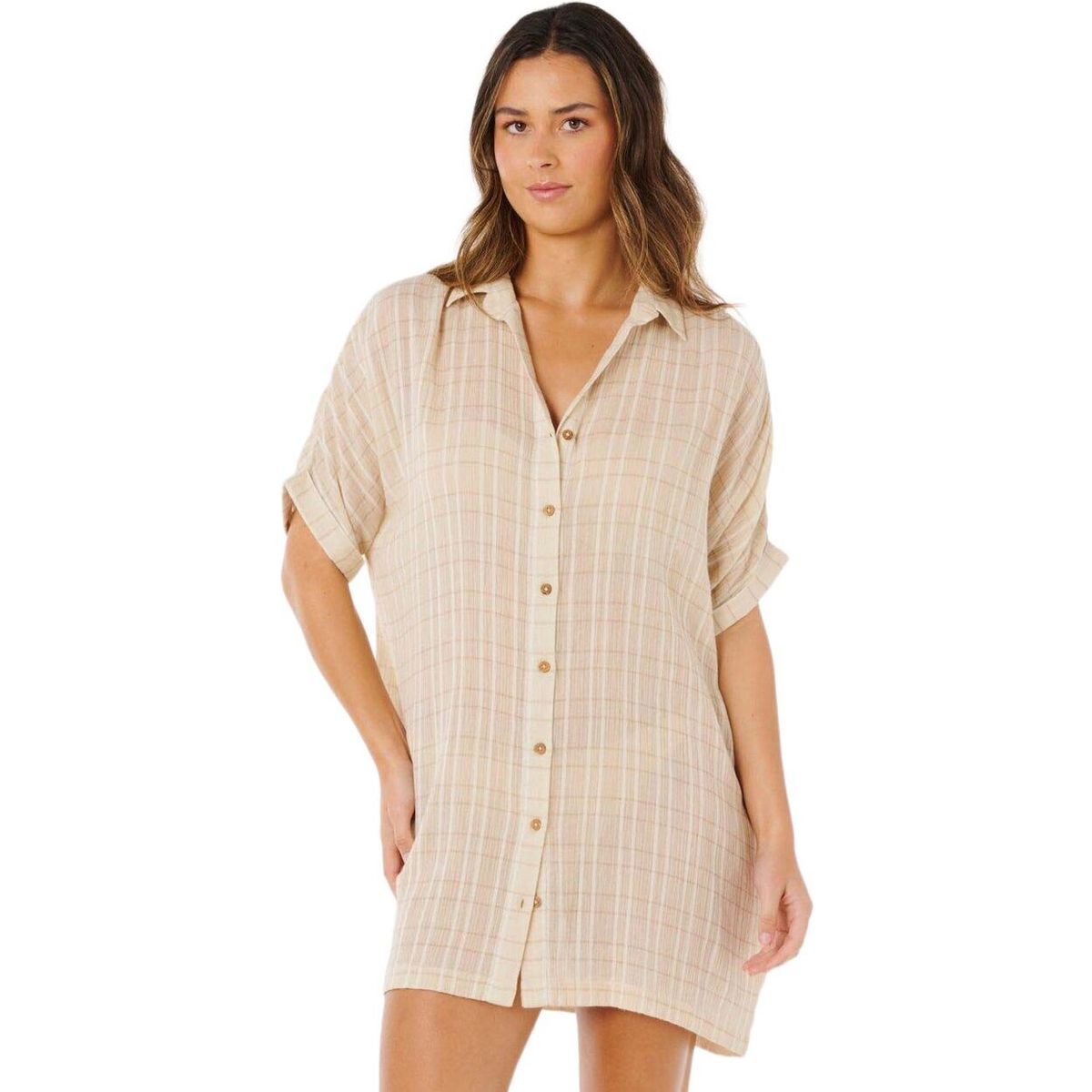 RipCurl Paradise Check Cover UP off white (0003) XS 096WDR-0003-XS
