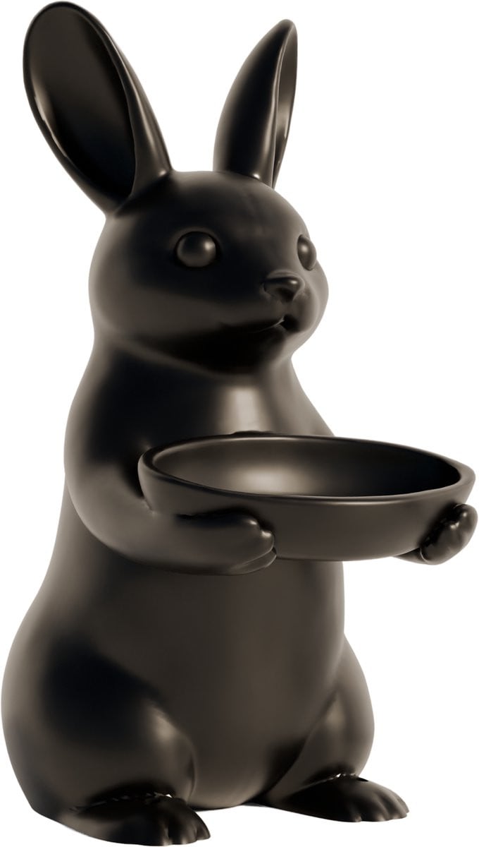 Fiastra Bunny sleutelhouder - sleutelorganizer - zwart