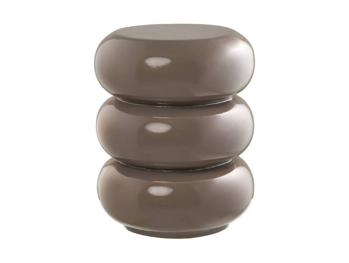 freiraum Beistelltisch Rosolina, in Braun, Fiberglas - 44x35,5cm (HxD)