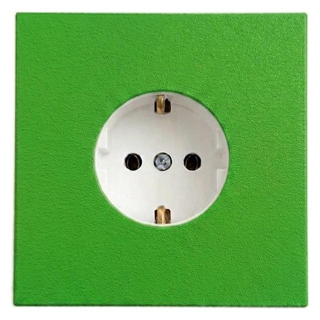 Soixx Aufsteckrahmen für Steckdosen Schneider Electric Asfora Grün Modernes Design ohne Demontage (72413664)