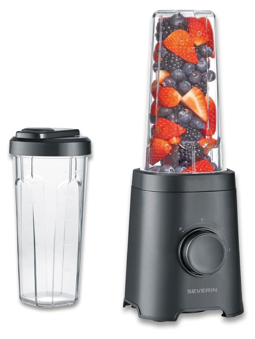 Severin SM 3743 Staande mixer, 0,6 liter, 320 watt, Zwart