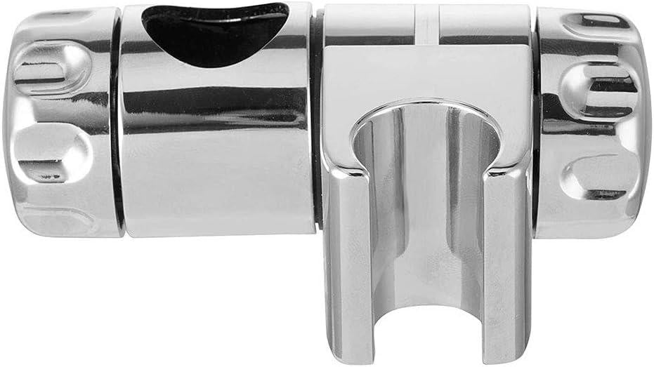 oCreon Verstelbare Douchekop Houder Chrome - Slider Beugel voor 25mm Riser Rail