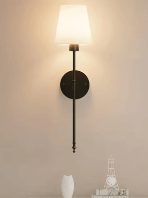 Inspire Picks Rechargeable Battery Operated Wall Sconce Wireless RGB LED Wall Light With Remote Control black (no Lightbulb)