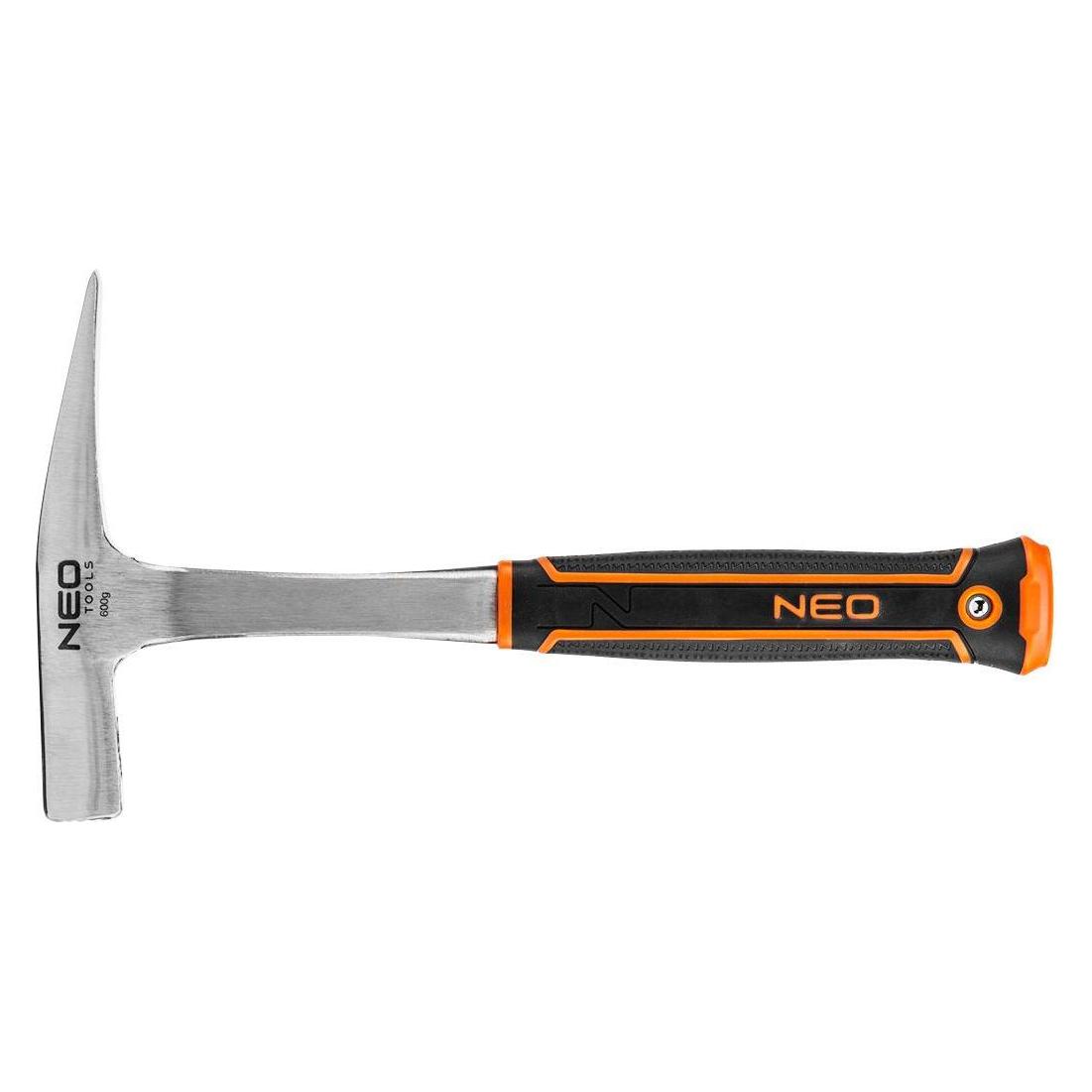 Neo Rheinischer Ziegelhammer mit Kunststoffgriff 600g (V31AC-TOP-25-106) (950 g) (V31AC-TOP-25-106)