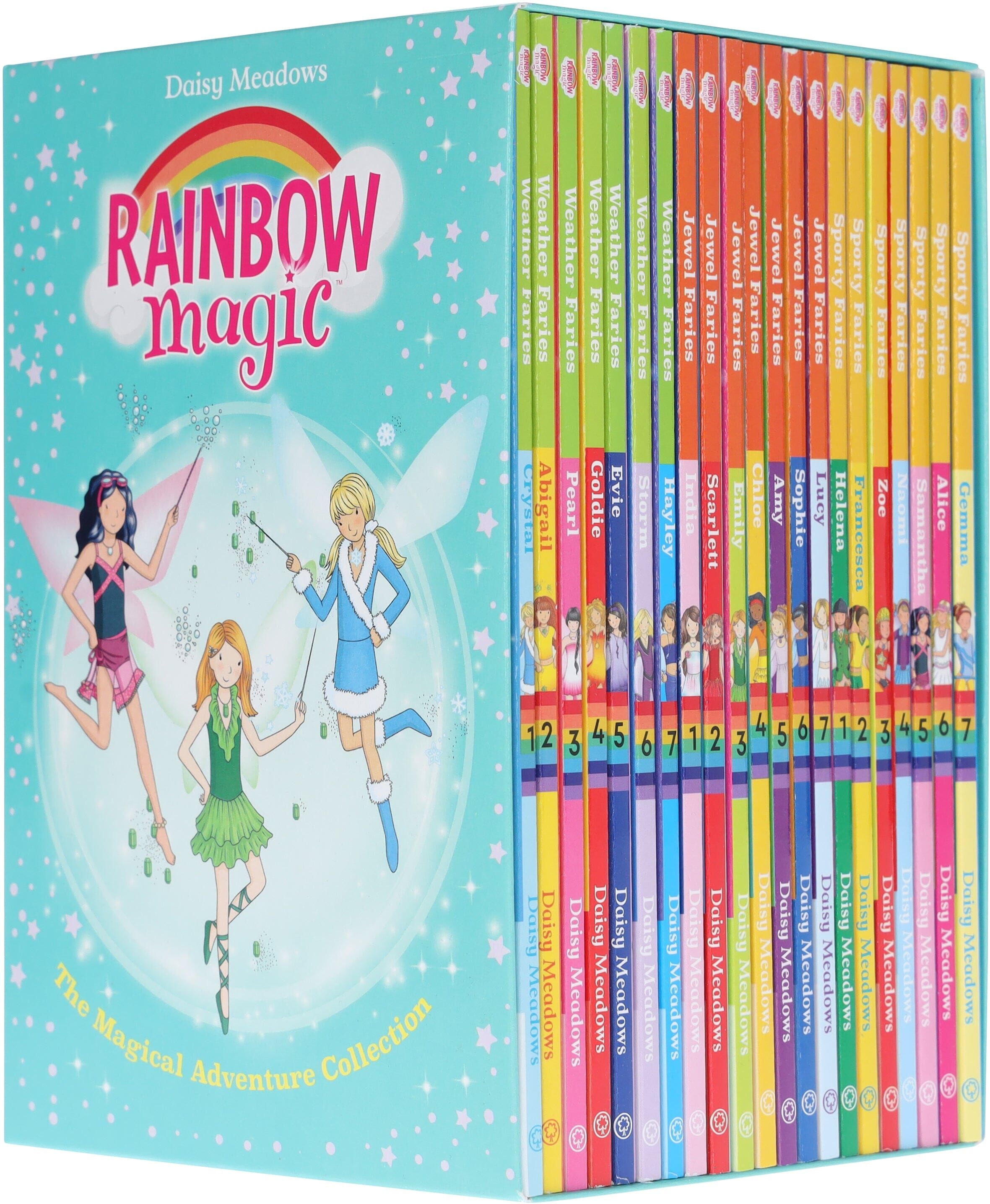 Rainbow Magic The Magical Adventure Collection 21 Books Set Including 3 Series by Daisy Meadows - Ages 6+ - Paperback Orchard Books
